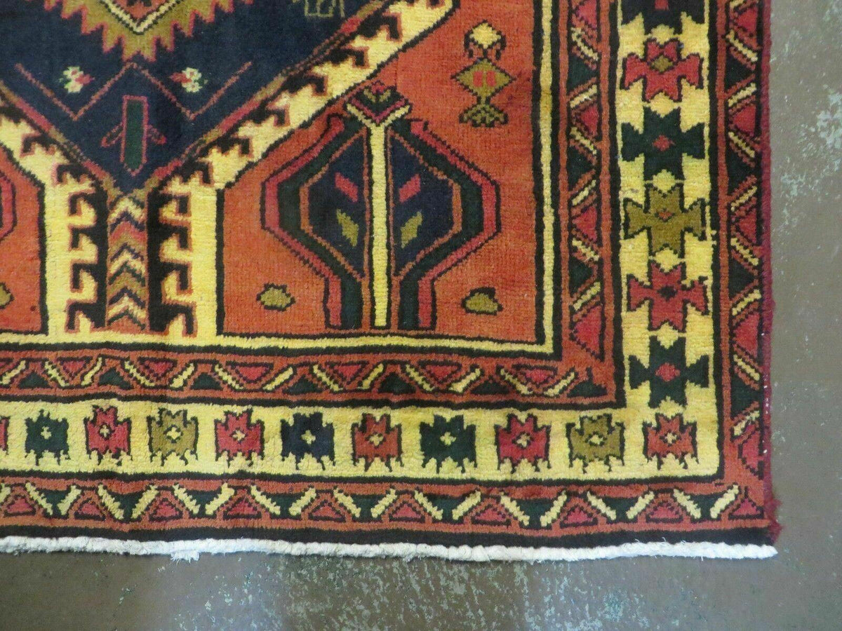 3' 4"X 7' Antique Handmade Turkish Wool Rug Organic #101 - Jewel Rugs, view 10