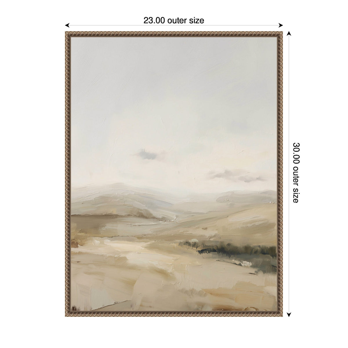Fading Fields I by Amy Lighthall Framed Canvas Wall Art Print