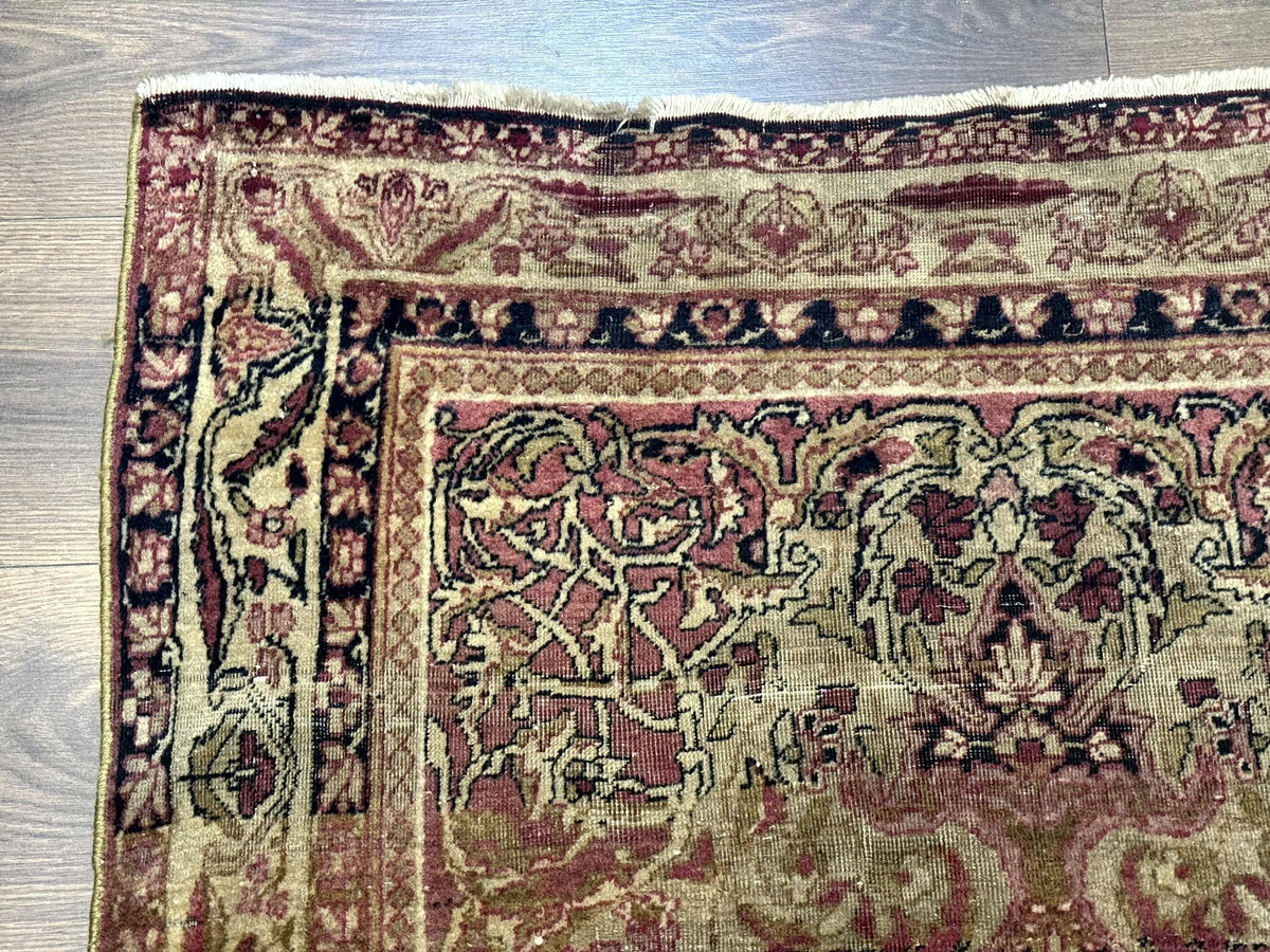 Antique Persian Lavar Rug 3x5, Persian Kerman Rug, Traditional Persian Carpet - Jewel Rugs, view 7