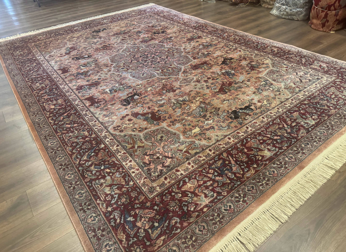 Karastan Rug 8.8 x 12 Persian Hunting Rug #723, Wool Area Rug - Jewel Rugs, view 12