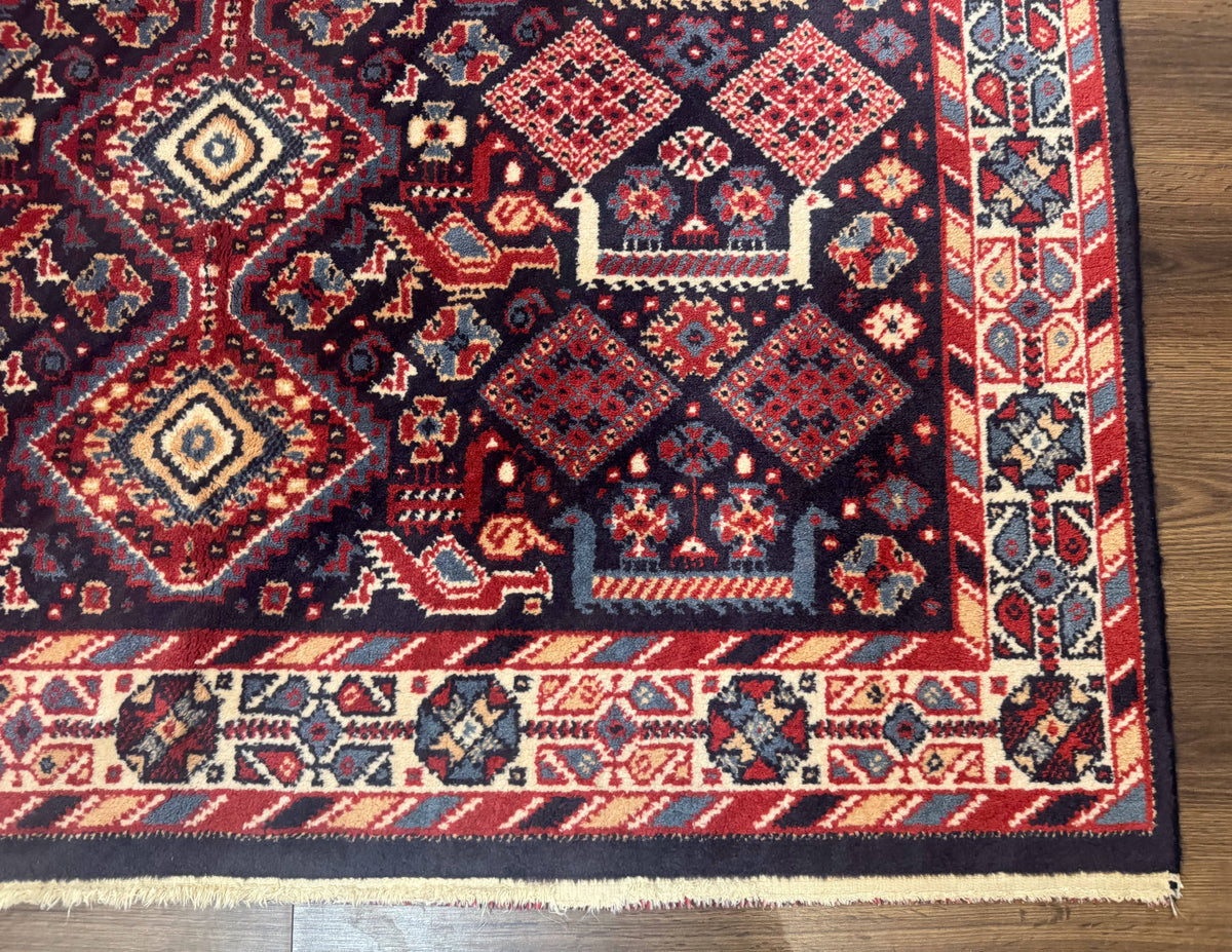 Karastan Rug 5x8, Yuruk Collection #530, Geometric Tribal Wool Pile Vintage Carpet - Jewel Rugs, view 10