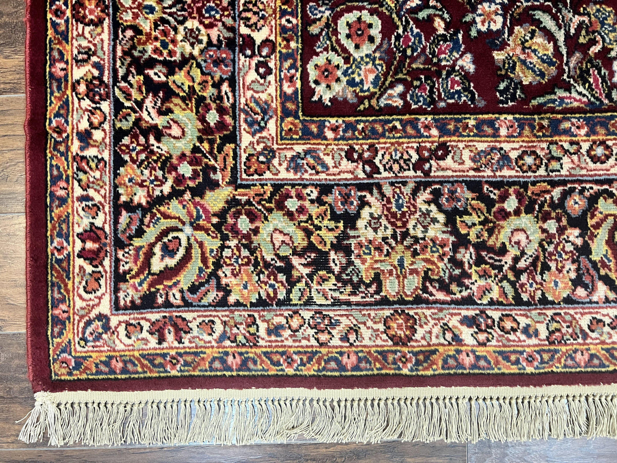 Karastan Rug 9x12 Red Sarouk #785, Wool Karastan Carpet, Discontinued Vintage, Original 700 Series, Karastan Area Rug - Jewel Rugs, view 9