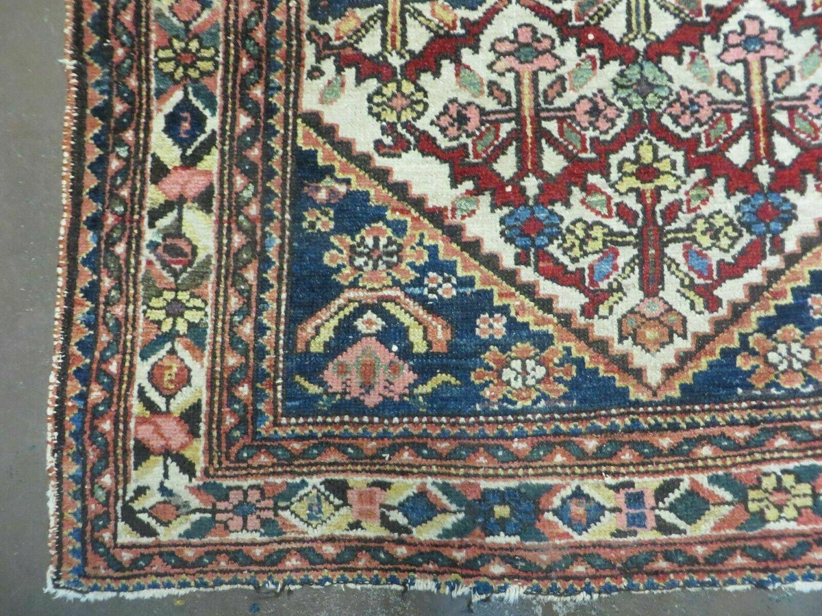 3' 3"X 10' Antique Handmade Caucasian Shirvan Wool Runner Rug Nice - Jewel Rugs, view 9
