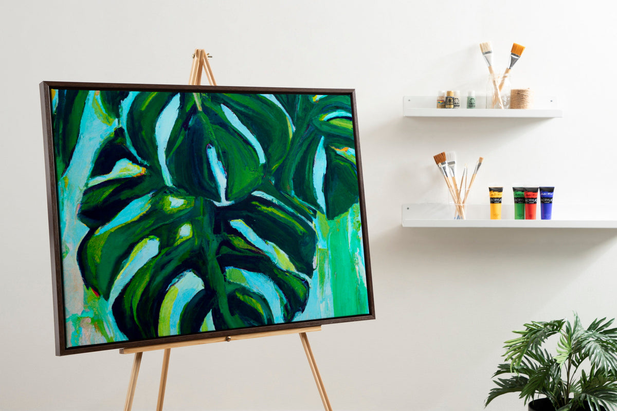 Sylvie Blank Framed Canvas 28x38