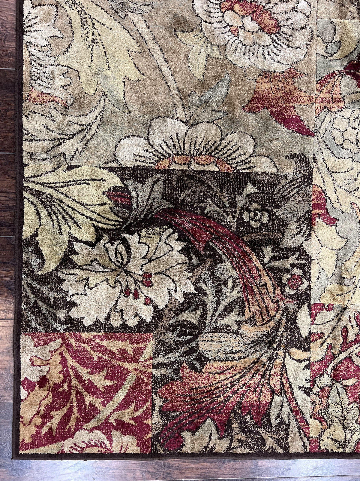 Modern Abstract Area Rug 5x7, Floral Design, Contemporary Carpet 5 x 7, Multicolor - Jewel Rugs, view 9