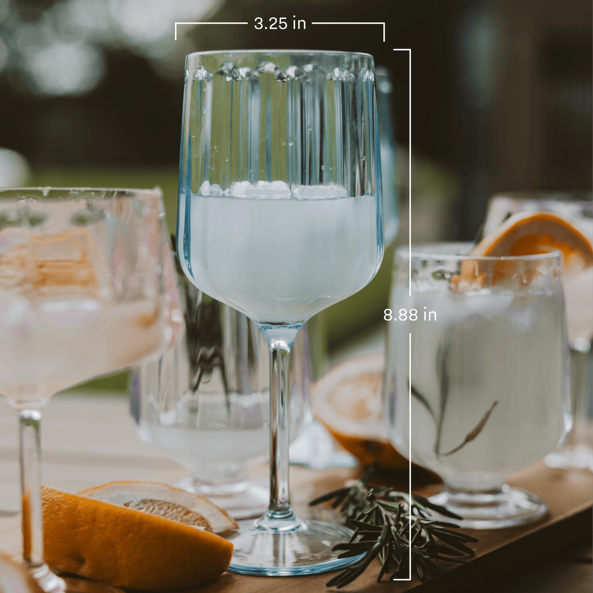 Outdoor Plastic Wine Drinkware - Sweet Water Decor, view 8