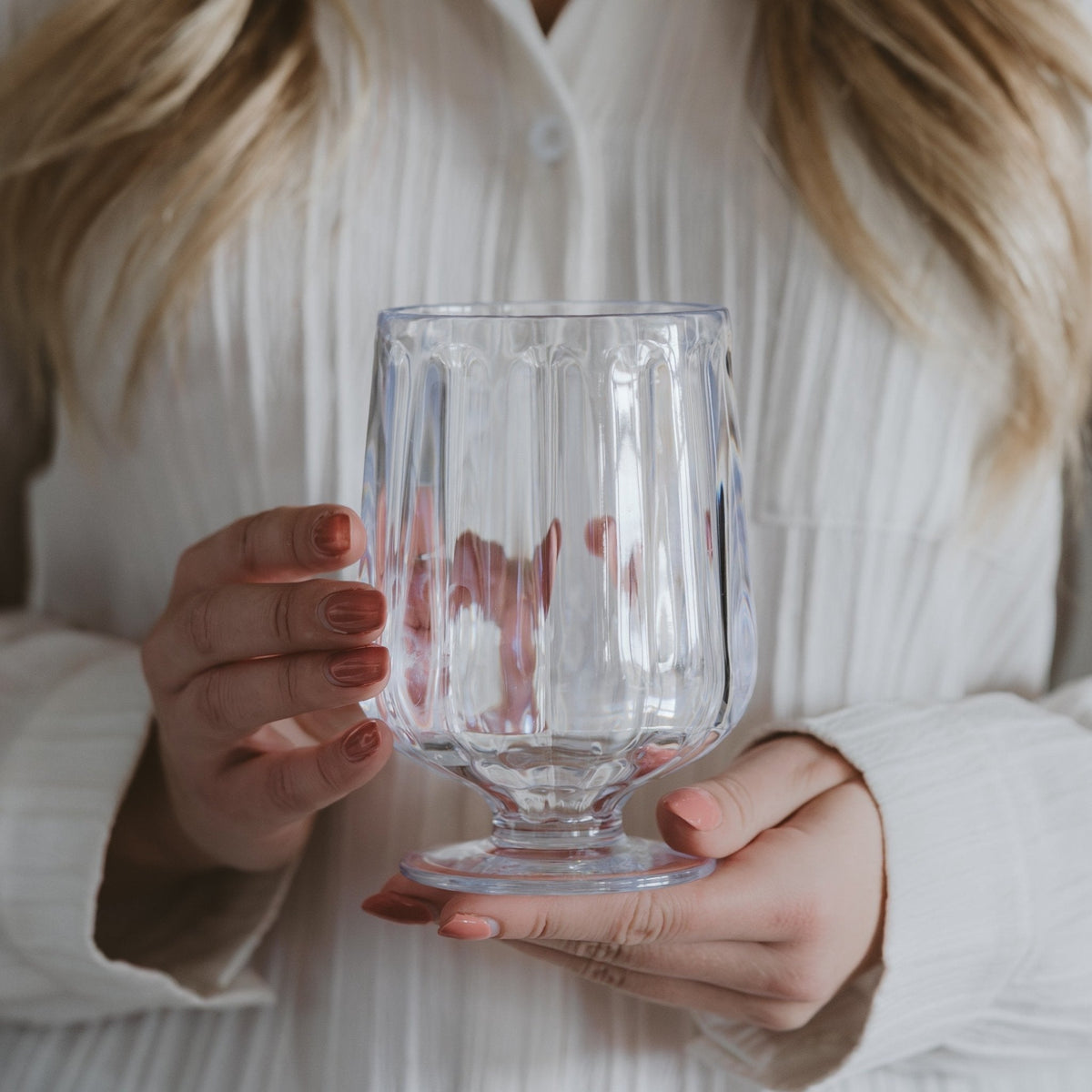Outdoor Plastic Goblet Drinkware - Sweet Water Decor, view 4