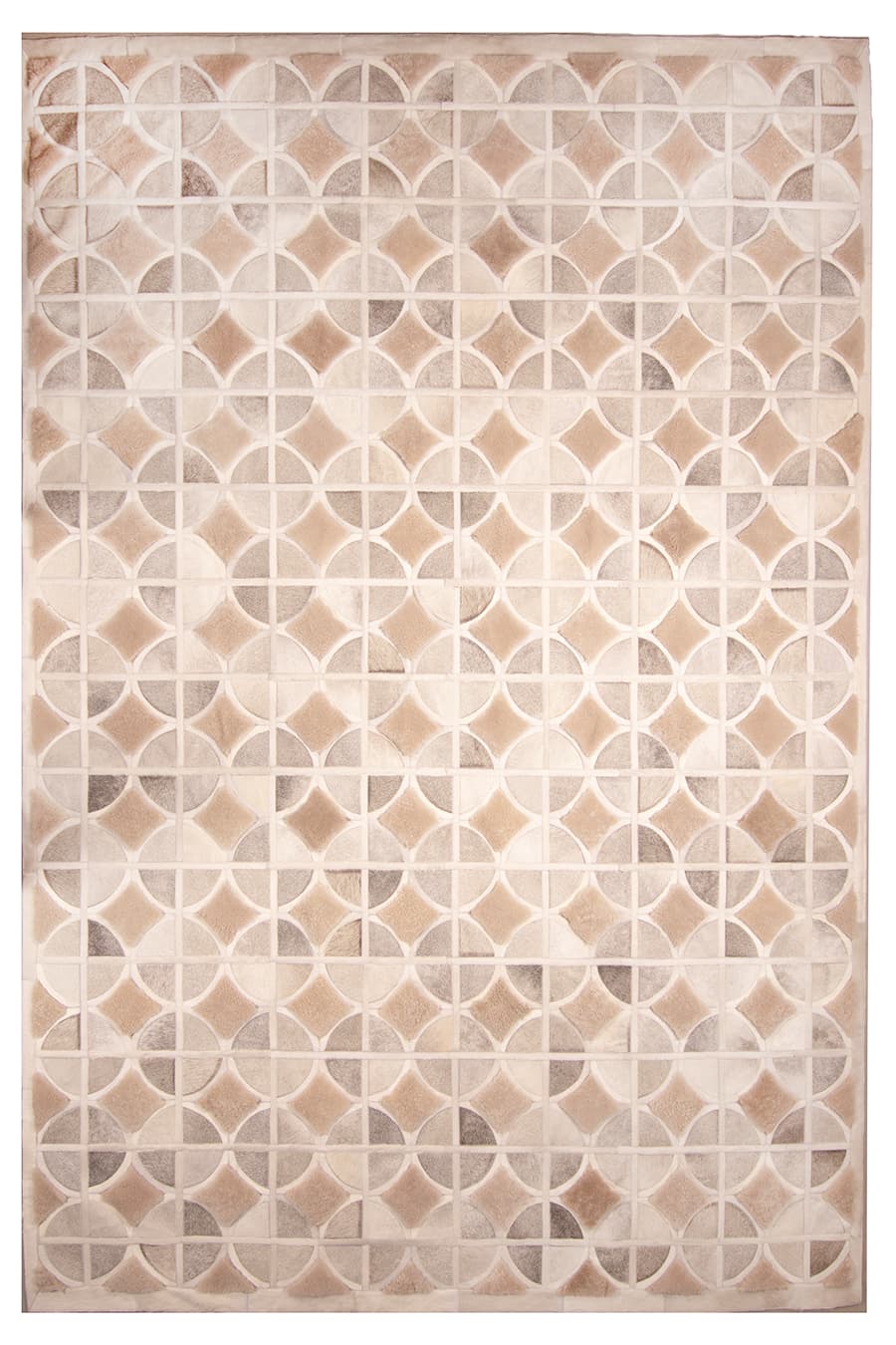 ALPHA – Custom Cowhide & Shearling Rug - Homelosophy, view 2