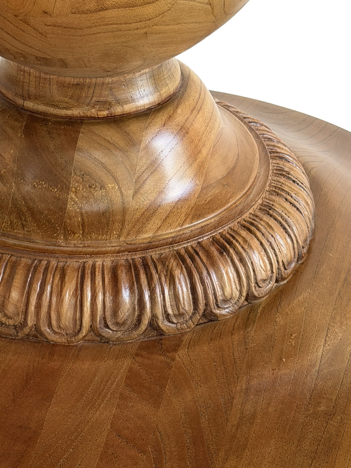 55" Charlotte Pedestal Table (Golden Oak)