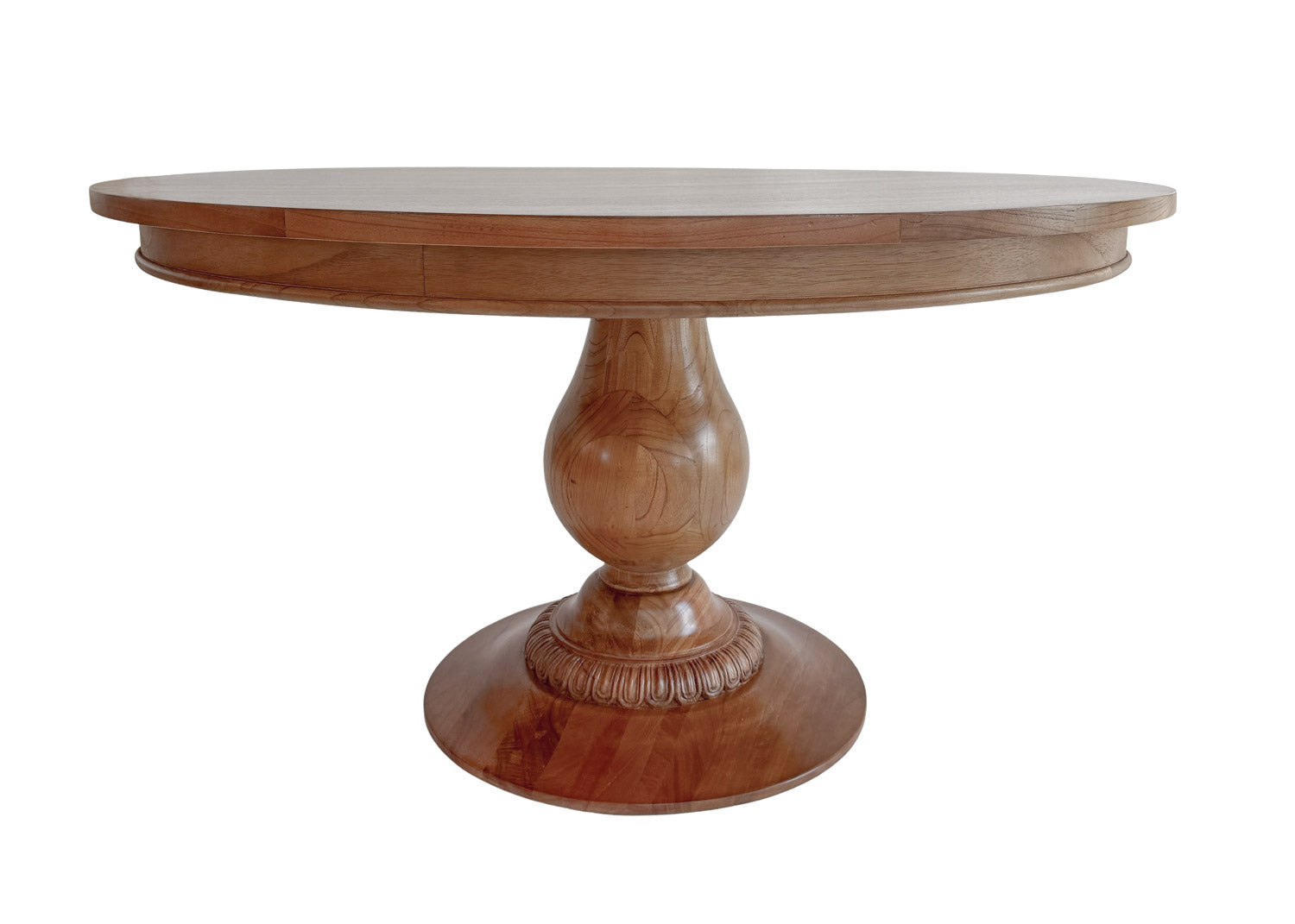 48" Charlotte Pedestal Table (Golden Oak)