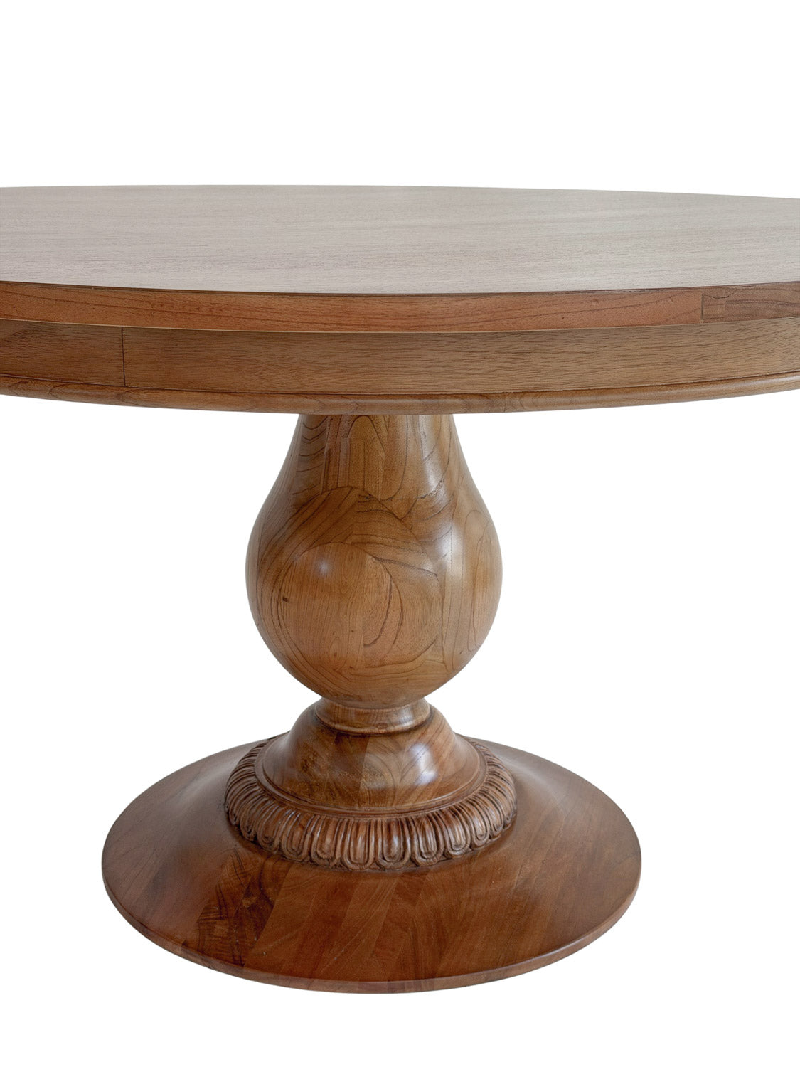 55" Charlotte Pedestal Table (Golden Oak)
