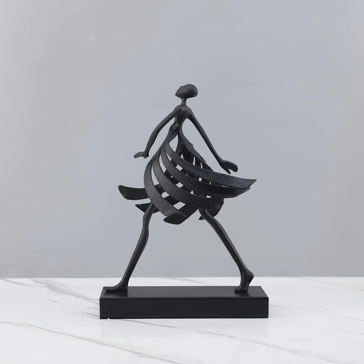 Abstract Dancing Lady Sculpture for Modern Home Decor