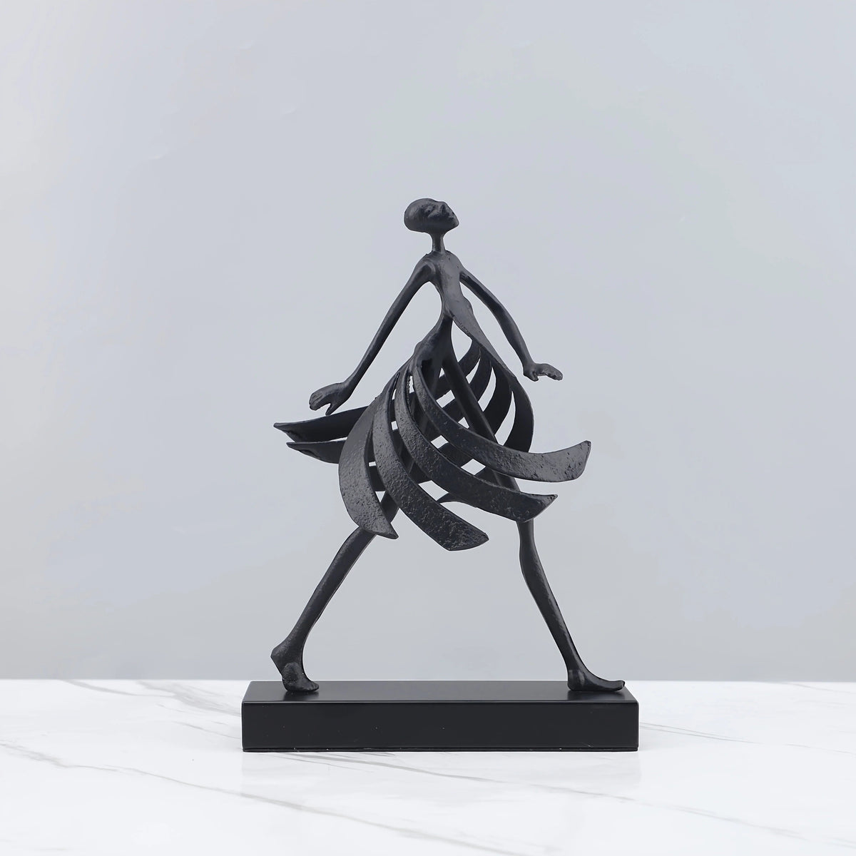 Abstract Dancing Lady Sculpture for Modern Home Decor