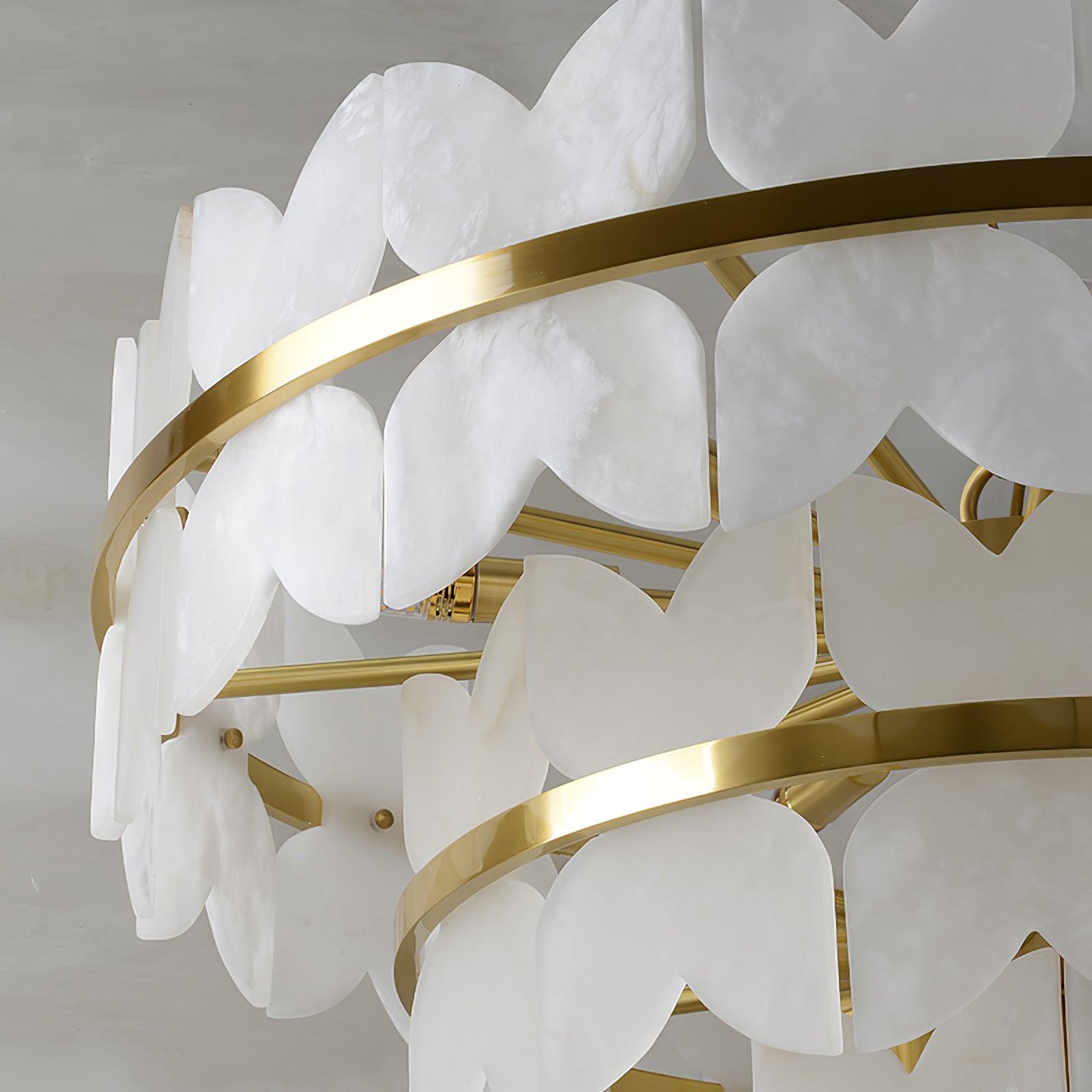 Alabaster Cloudscape Chandelier 11.8"