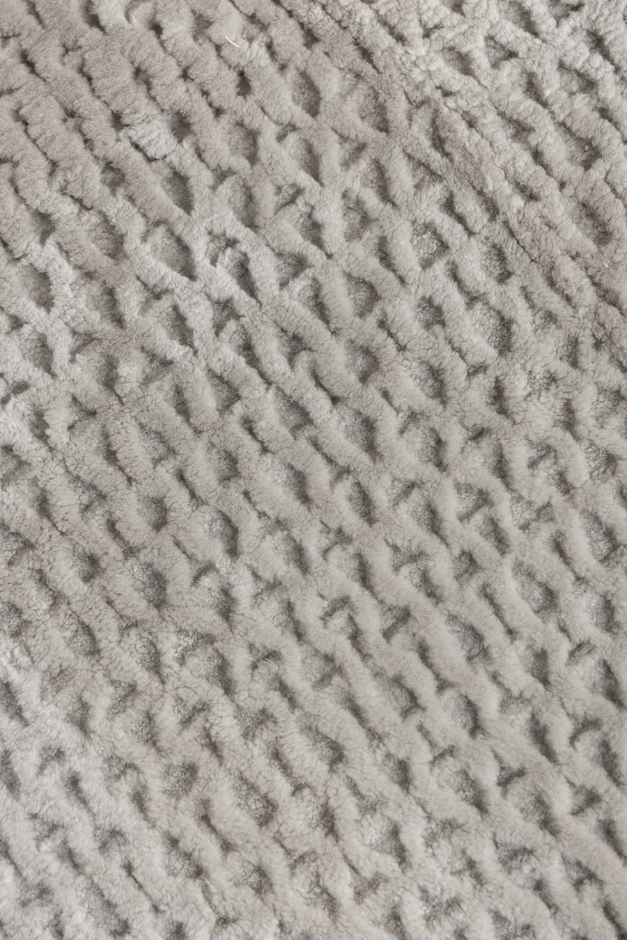 AMANDA - Sculpted Grey Rug - Homelosophy, view 3