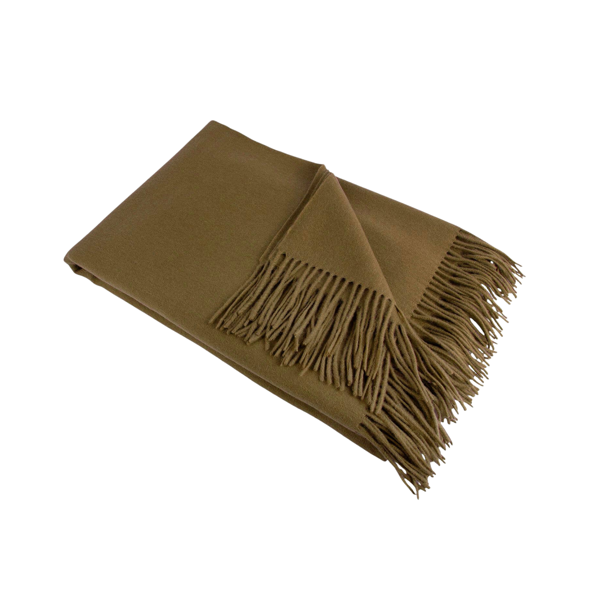 Amar Nut Camel Wool Throw Blanket - Source by Studio Skara