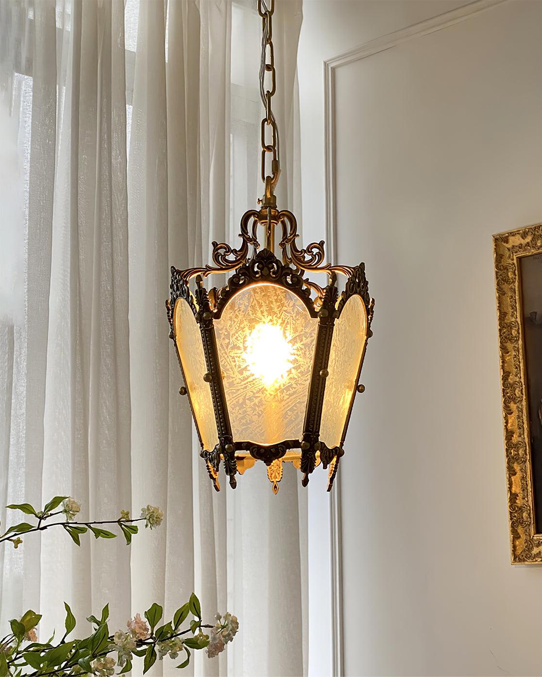 Antique Empire Pendant Lamp 9.1"