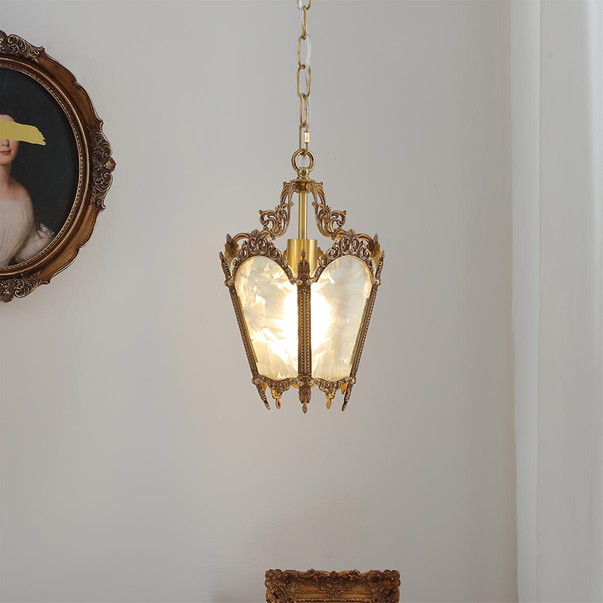 Antique Empire Pendant Lamp 9.1"