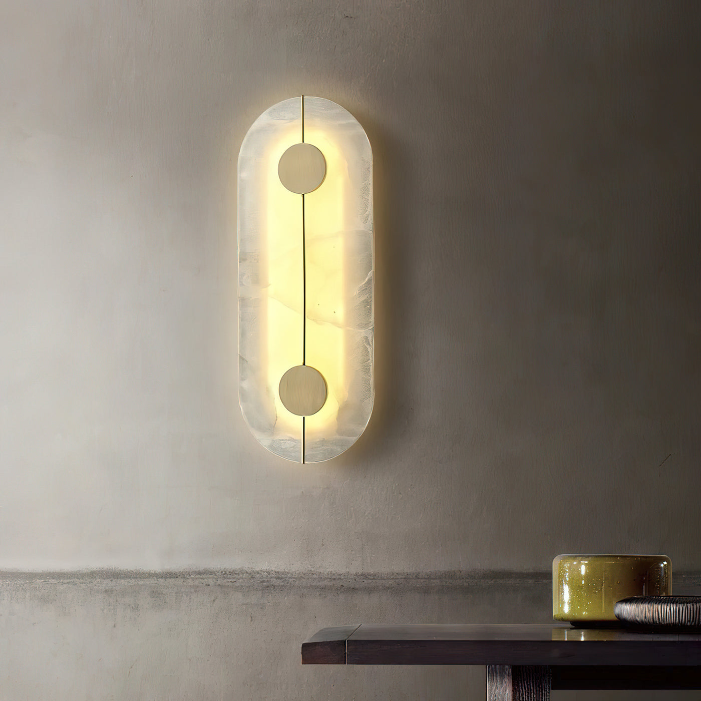 Artistic Alabaster Wall Lamp