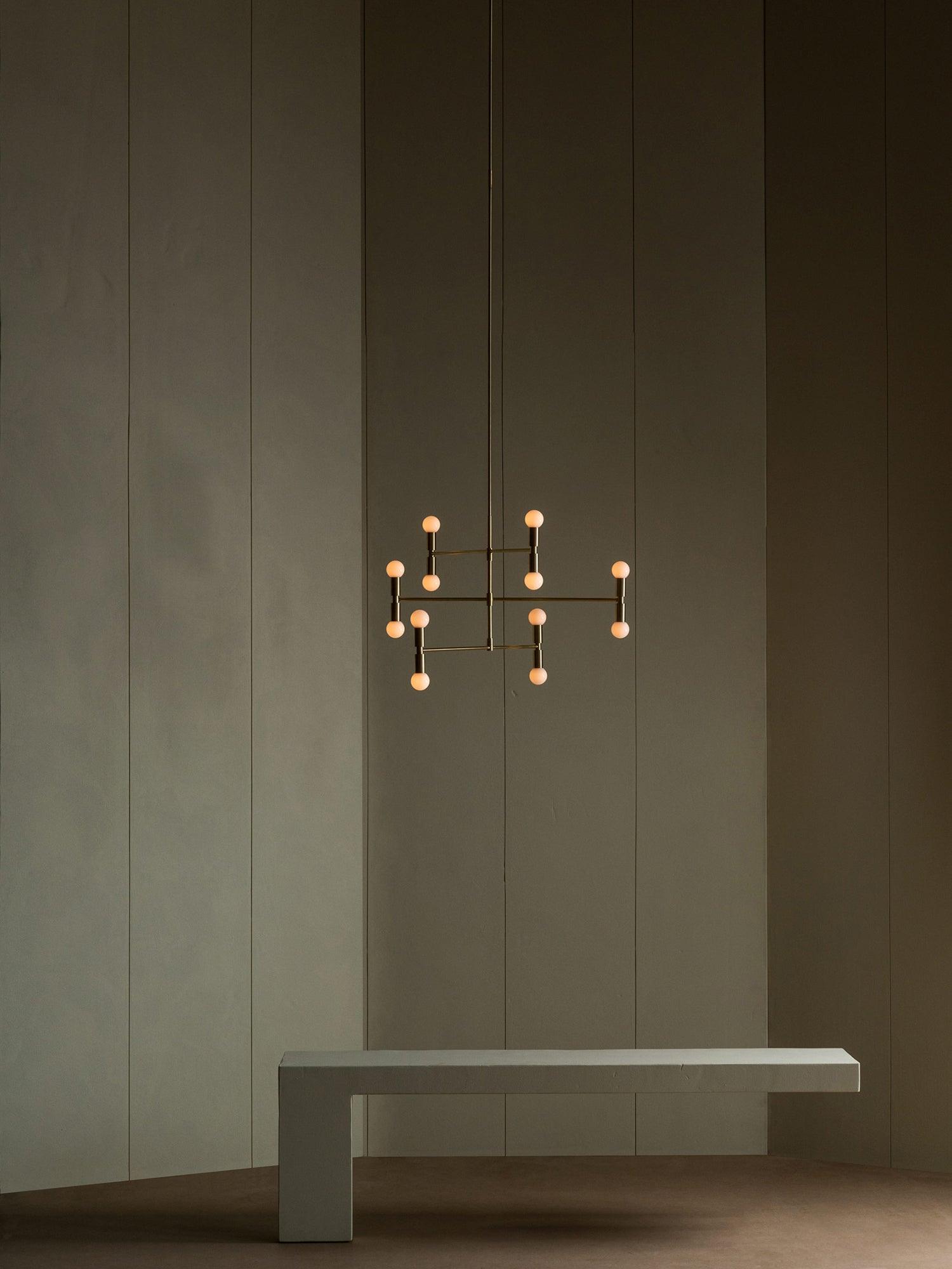 Atomium Chandelier 33.5"