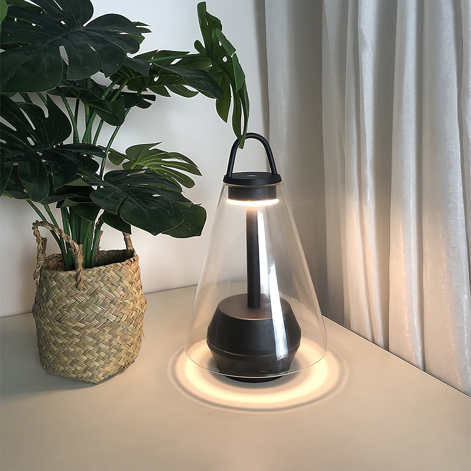 Aura Glow Portable Table Lamp 8.3″