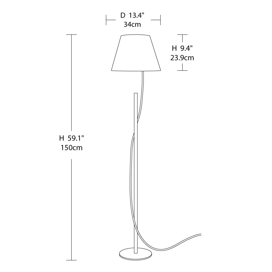 Aurora Whisper Floor Lamp