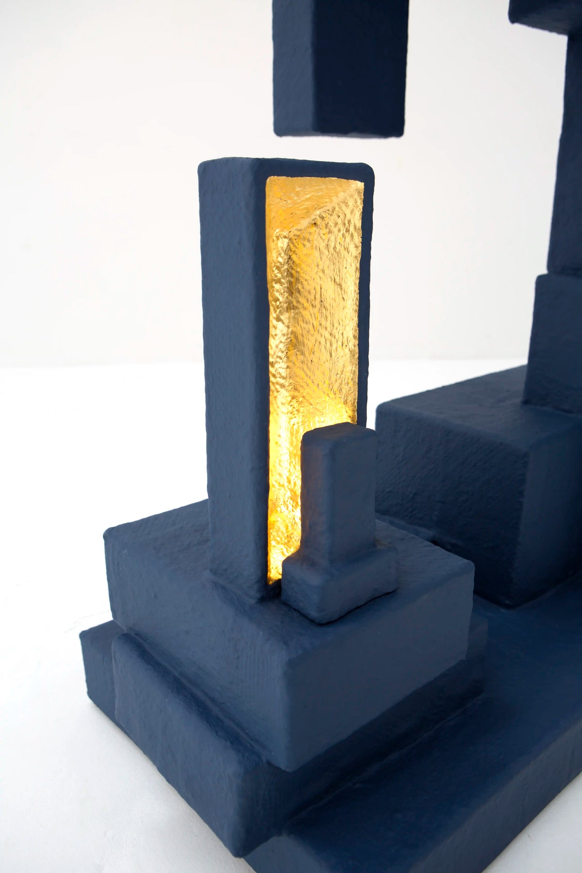 Blue Upcycled Floor Lamp - BOX-2 by Studio Josha
