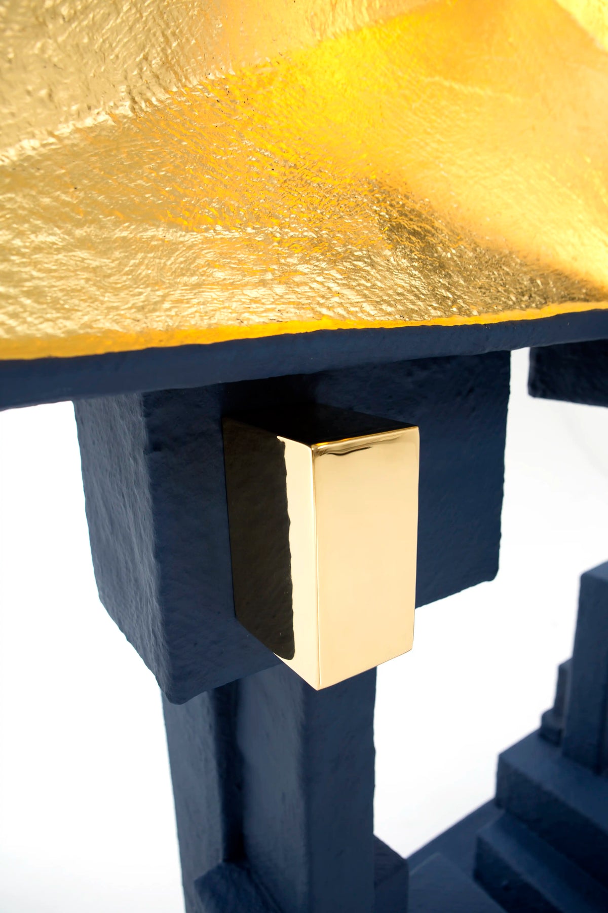 Blue Upcycled Floor Lamp - BOX-2 by Studio Josha