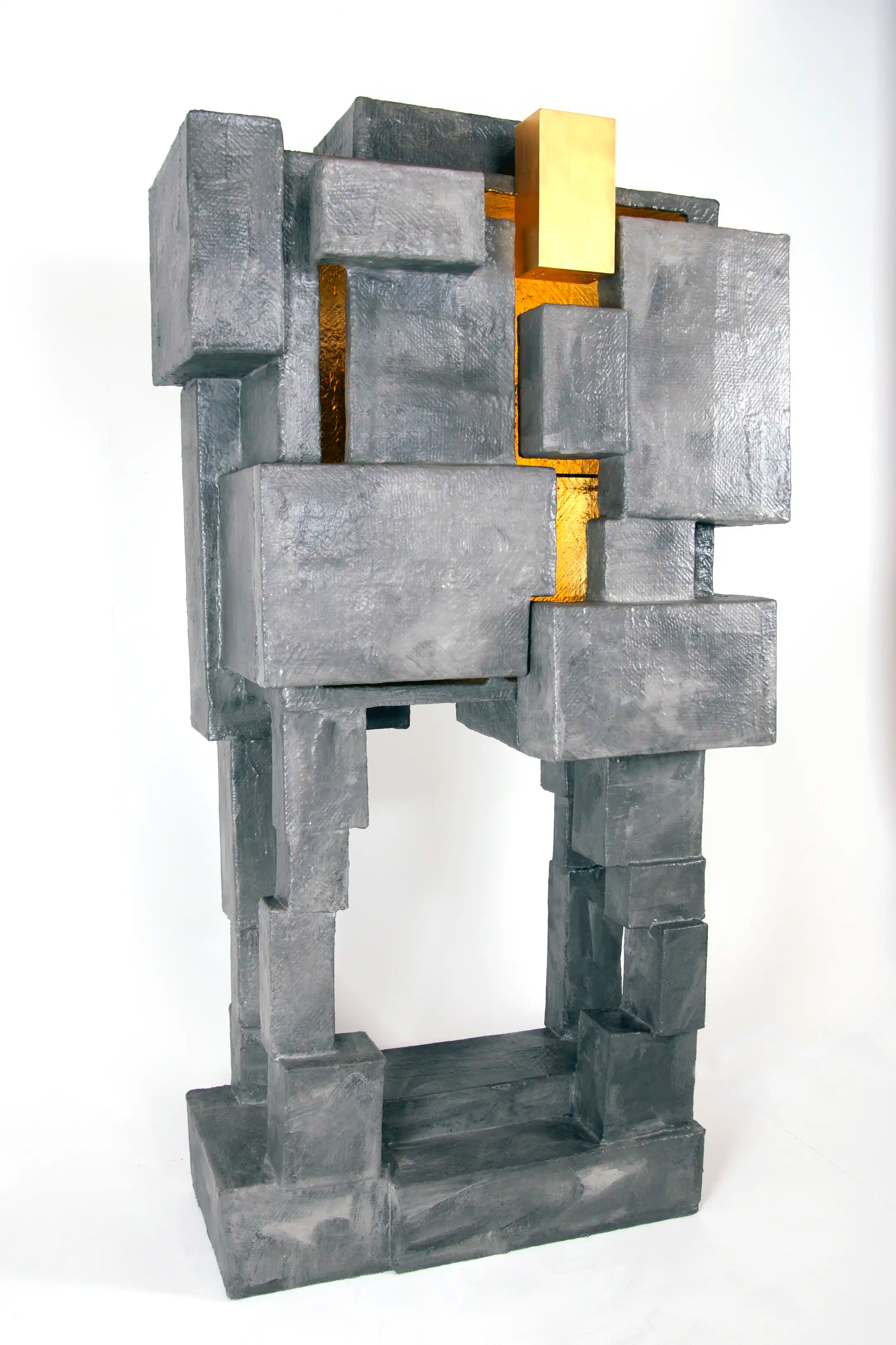 Grey Upcycled Bar Cabinet - BOX-3 by Studio Josha