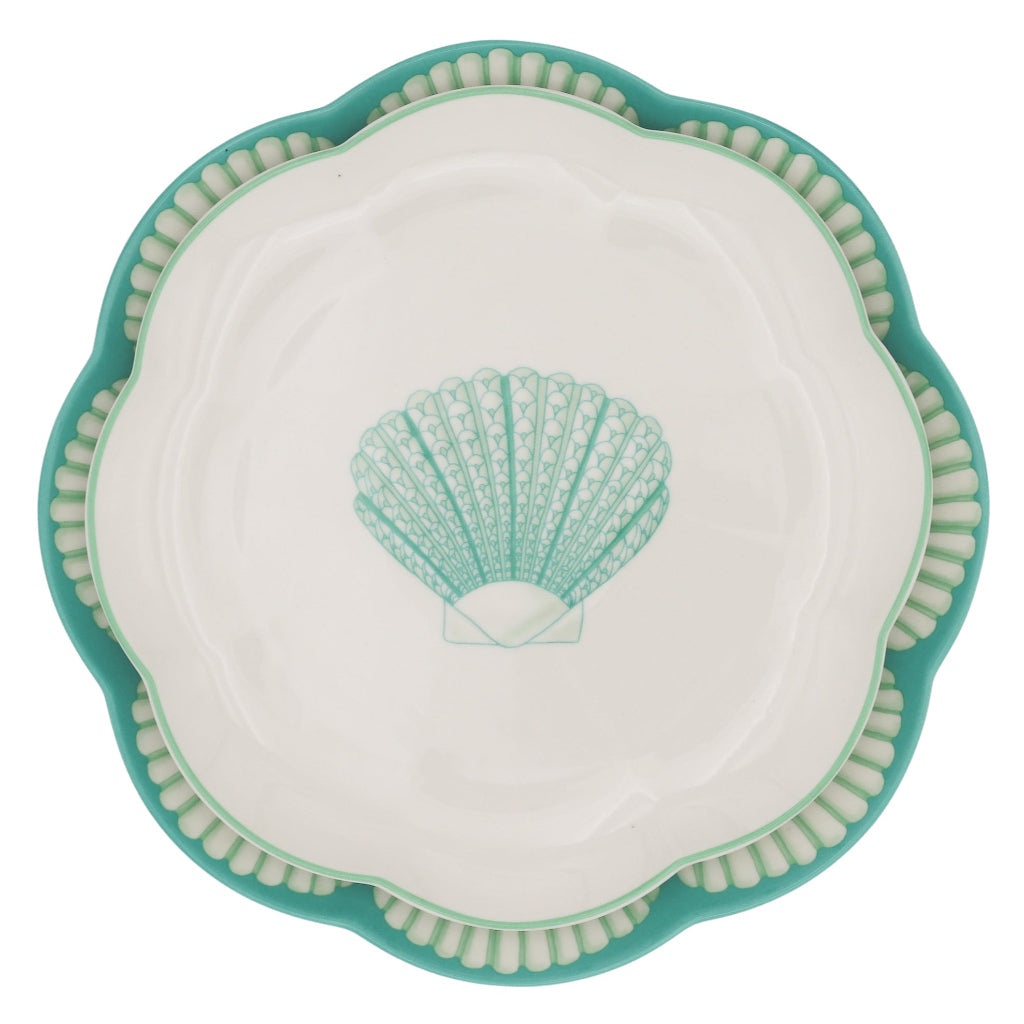 Balearic Blu Dinner Plate - Set of 4 (+1 Bonus Plate)