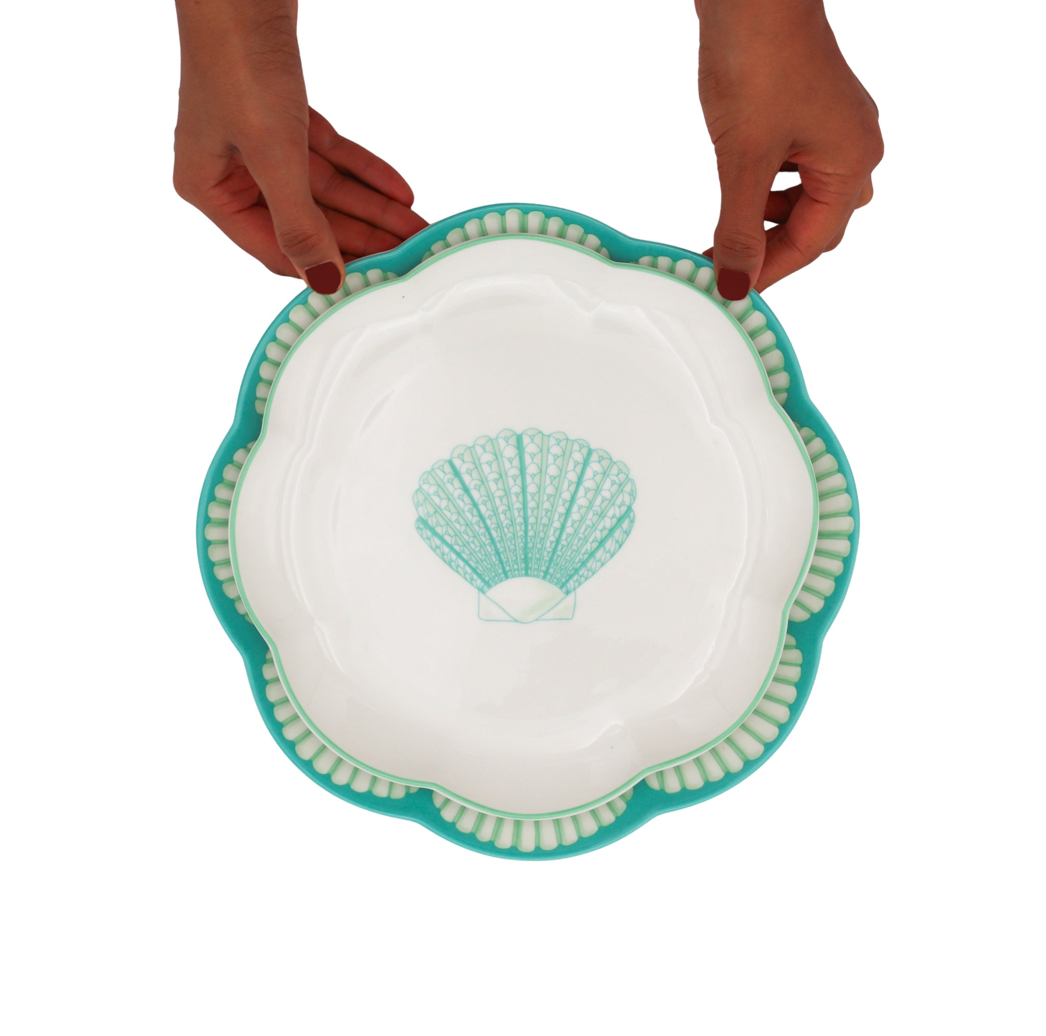 Balearic Blu Starter Plate - Set of 4 (+1 Bonus Plate)