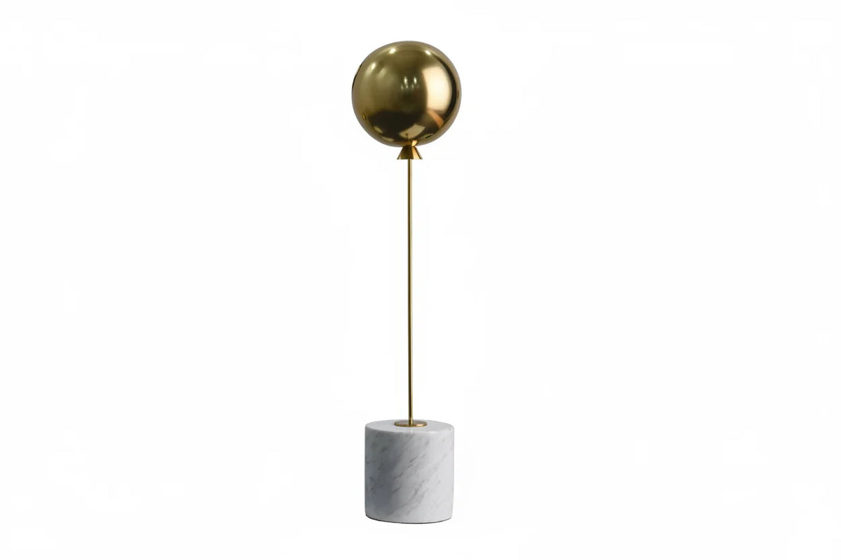 Balloon Sculpture Statue with Marble Base for Modern Home Decor