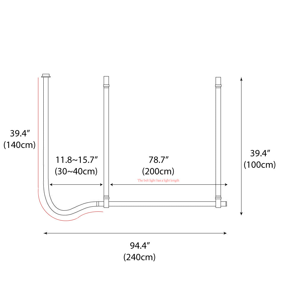 Belt Horizontal Pendant Lamp
