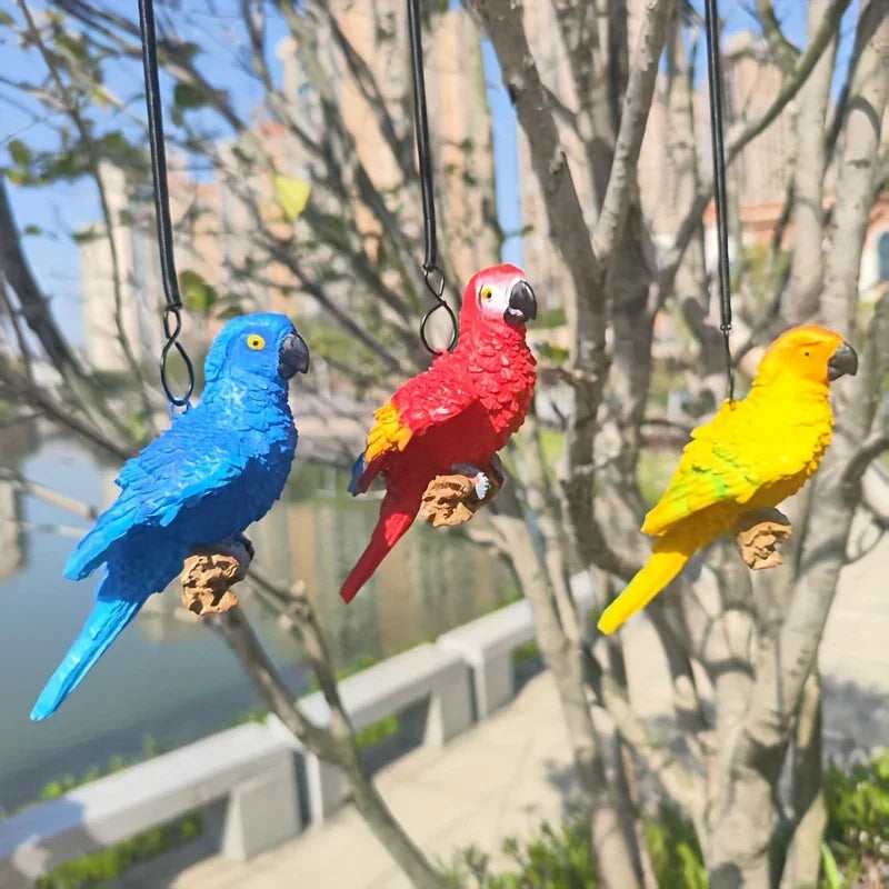 Bird Statues - Decorative Metal Set