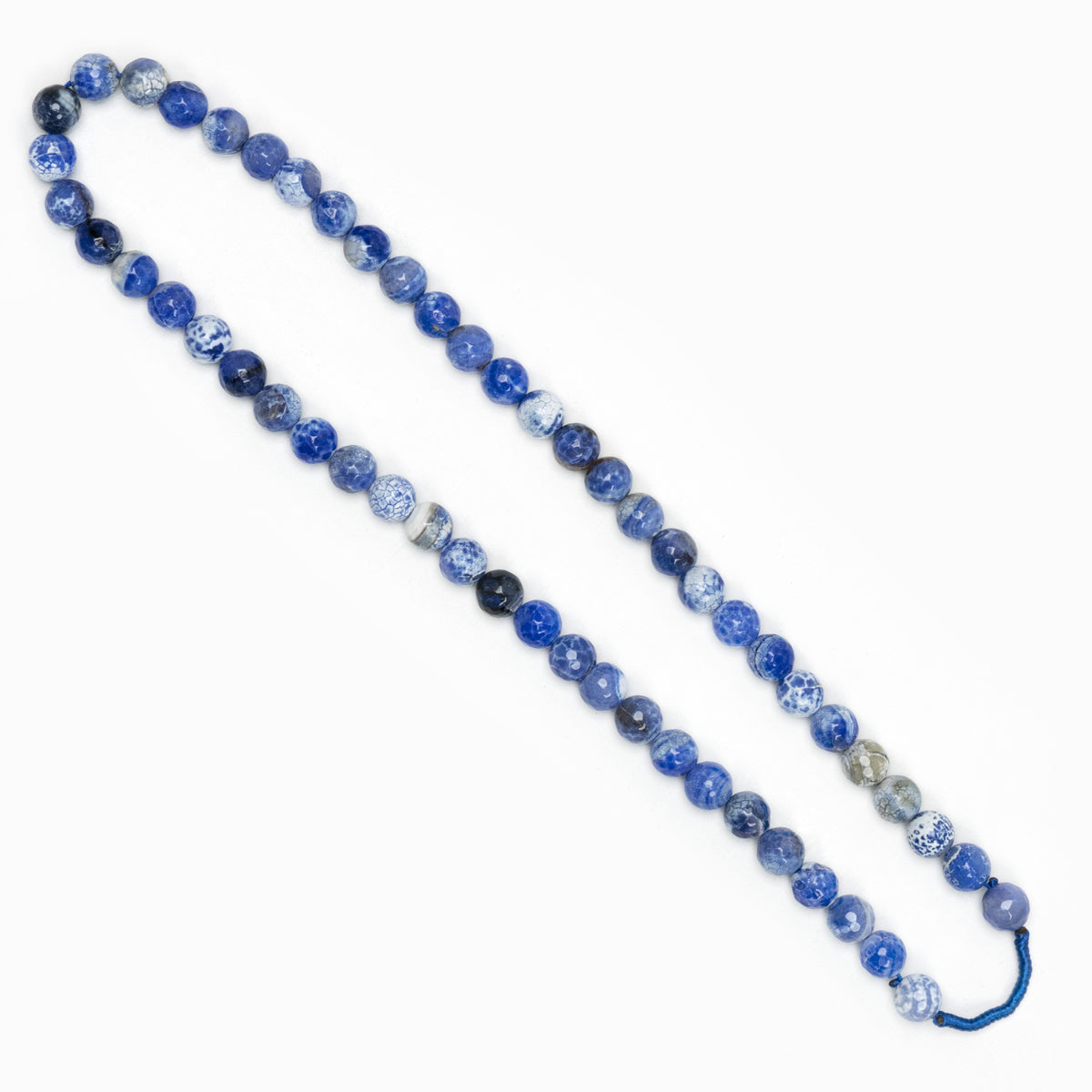 13" Semi Precious Stone Ocean Blue