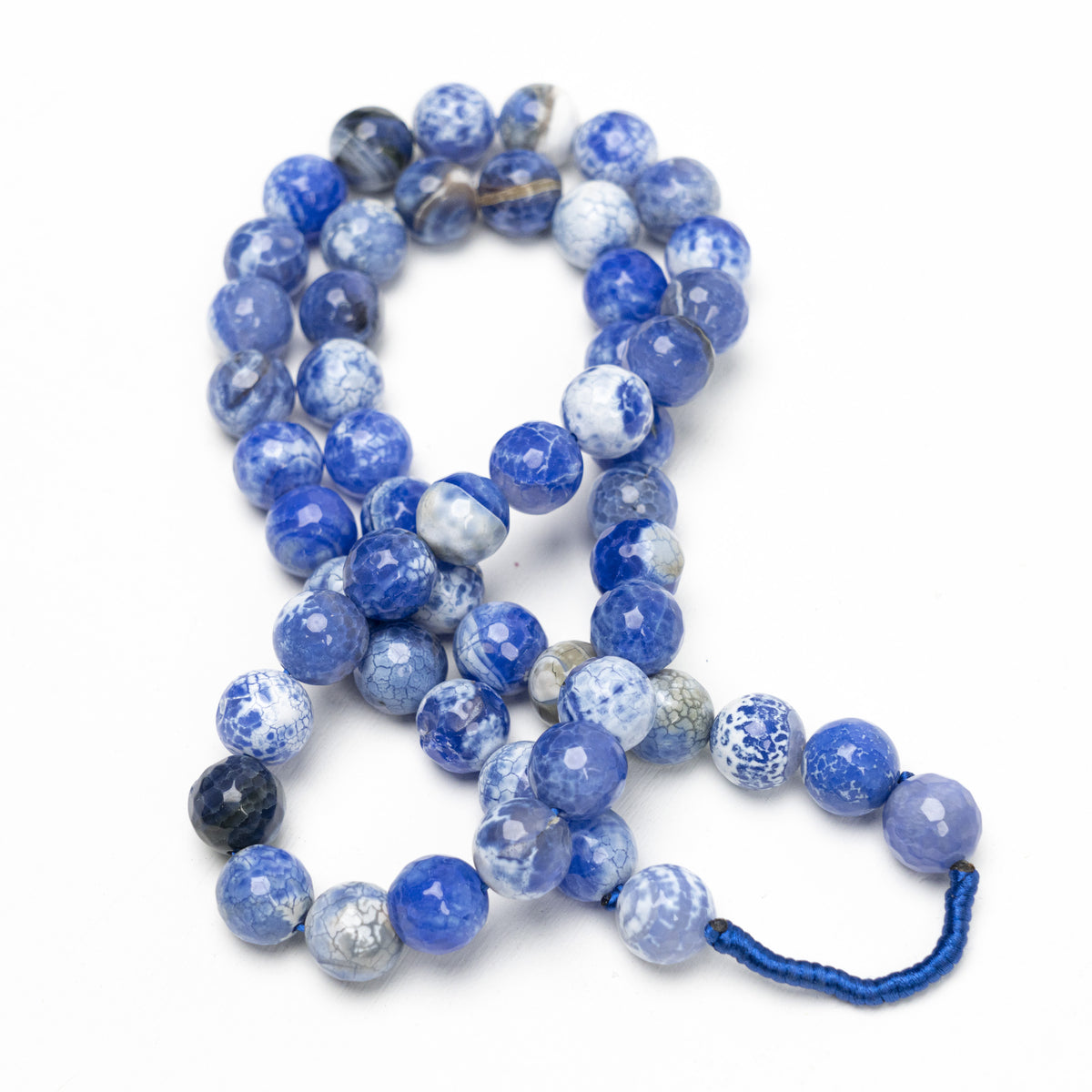 13" Semi Precious Stone Ocean Blue