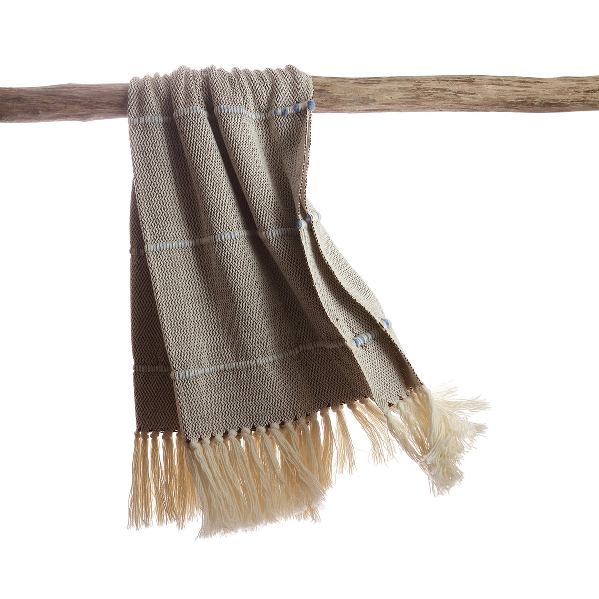 Striped Melange Throw - Homelosophy, view 2