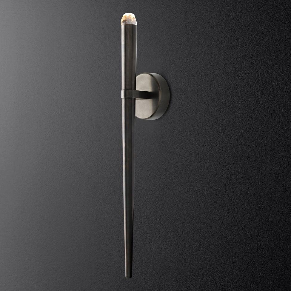 Brass Cone Wall Lamp