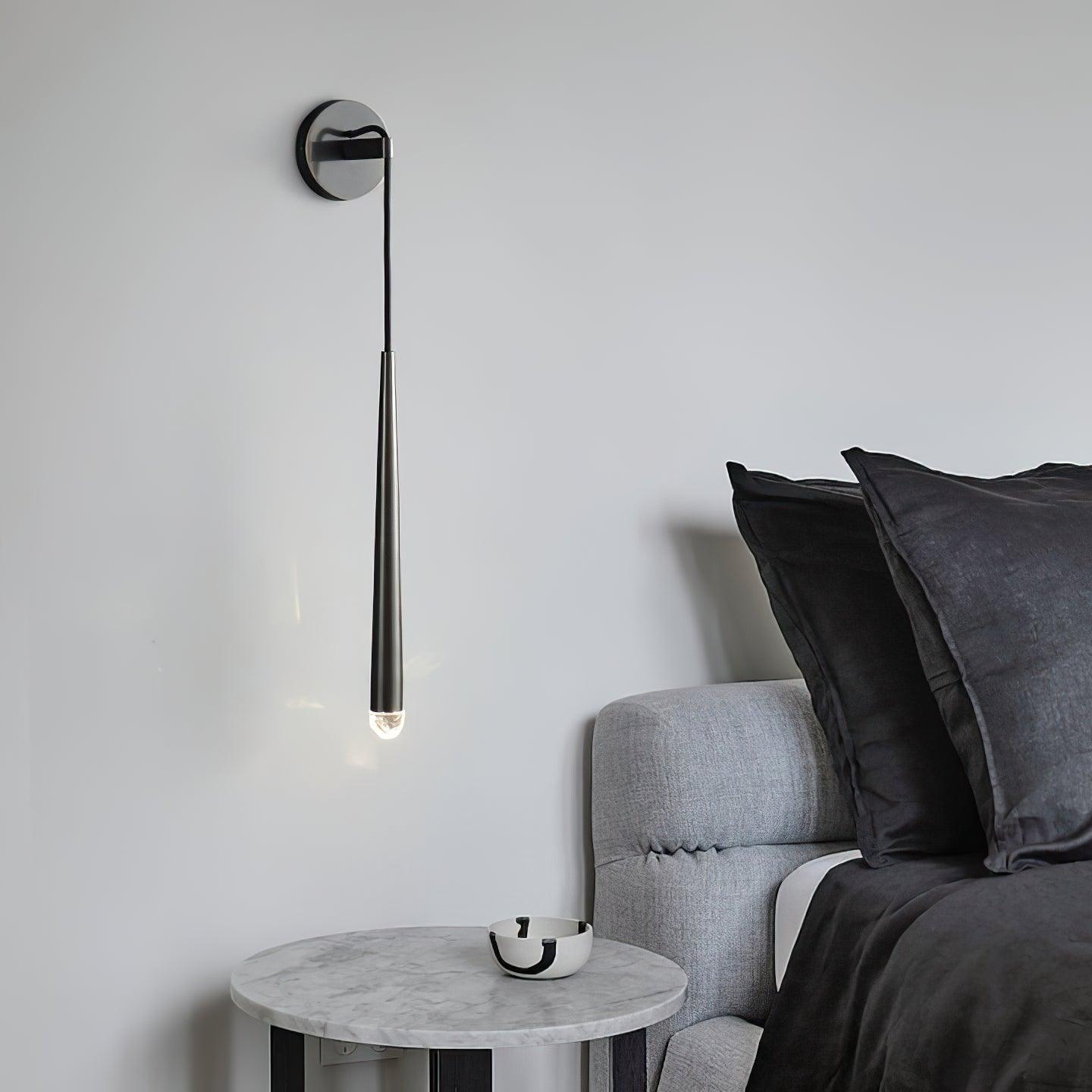 Brass Cone Wall Lamp