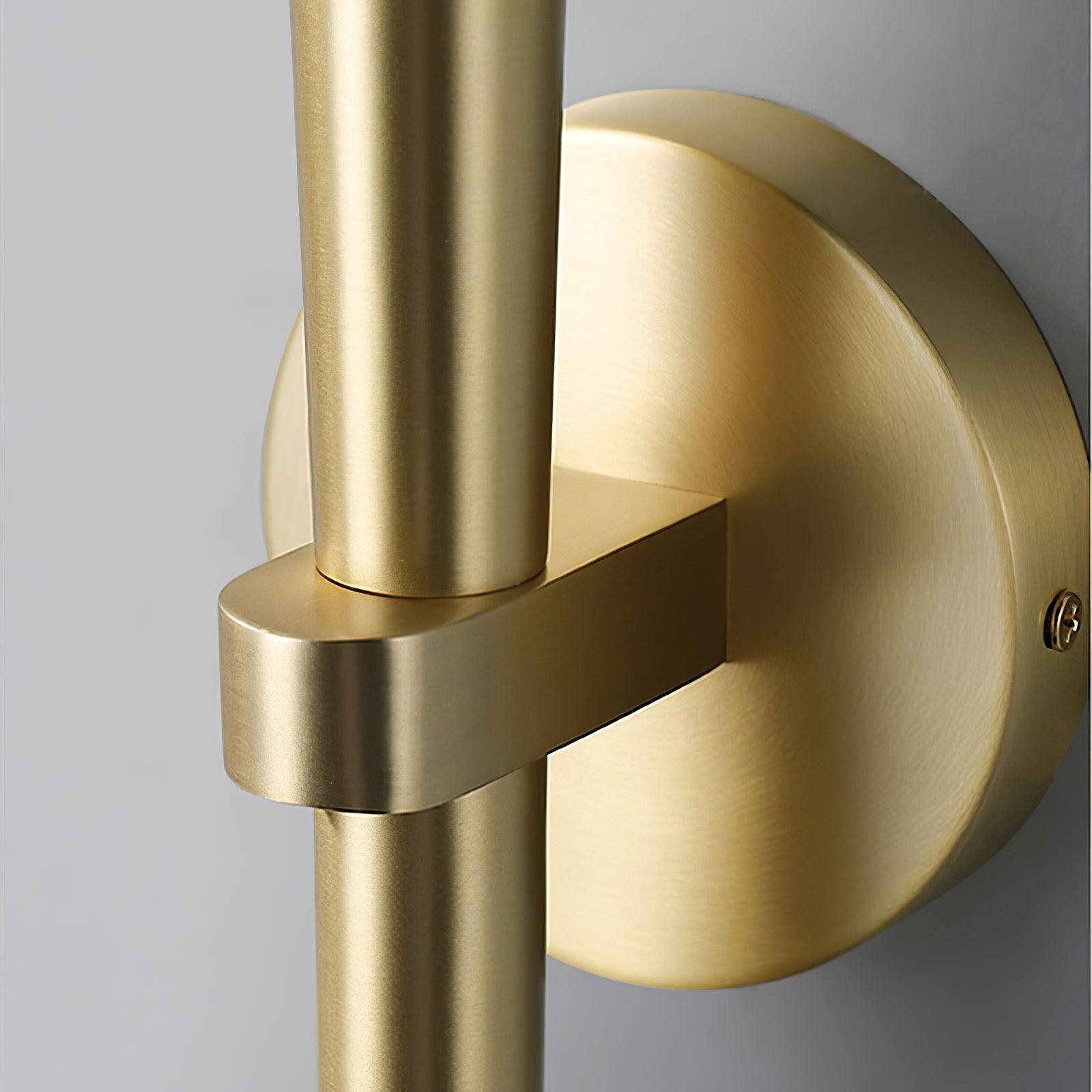 Brass Cone Wall Lamp