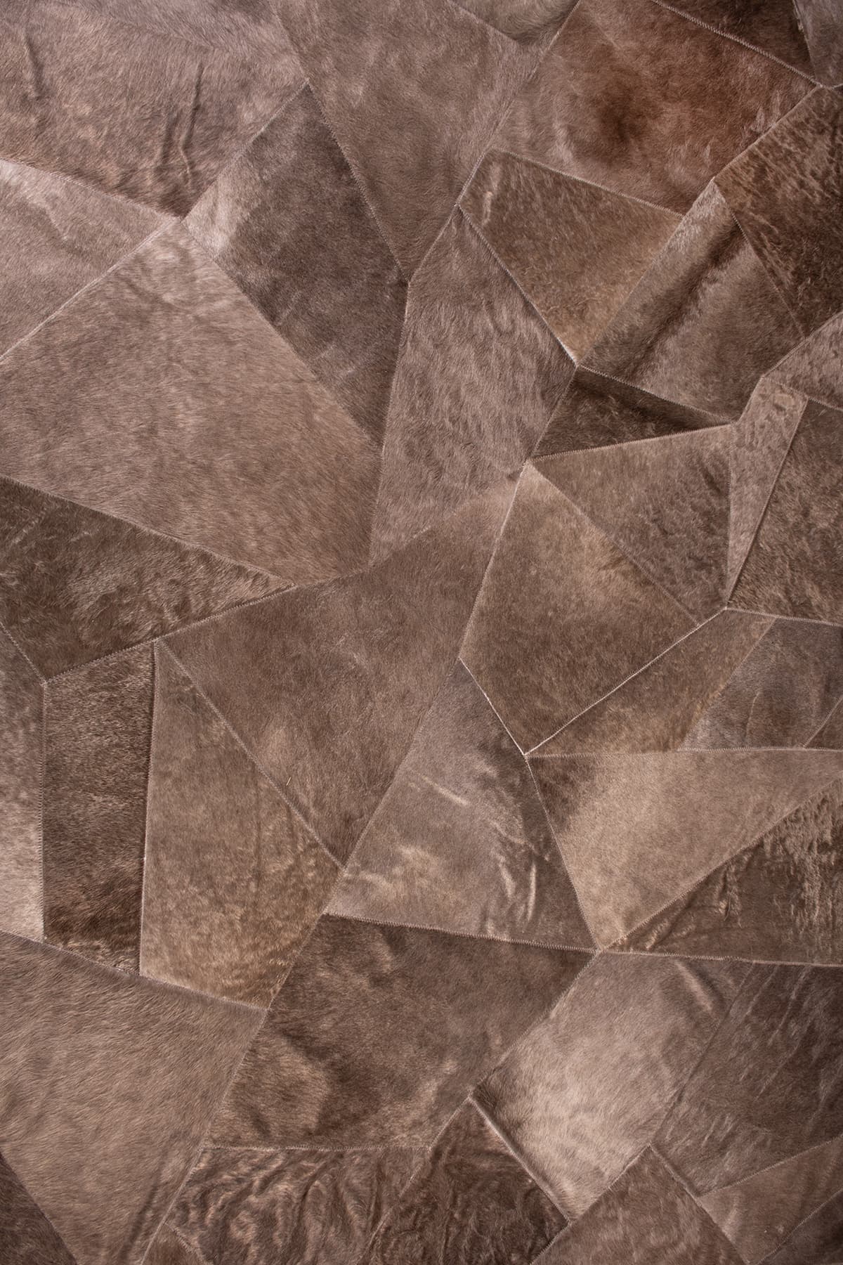 BROKEN ROUND - Patchwork Cowhide Rug - Homelosophy, view 6
