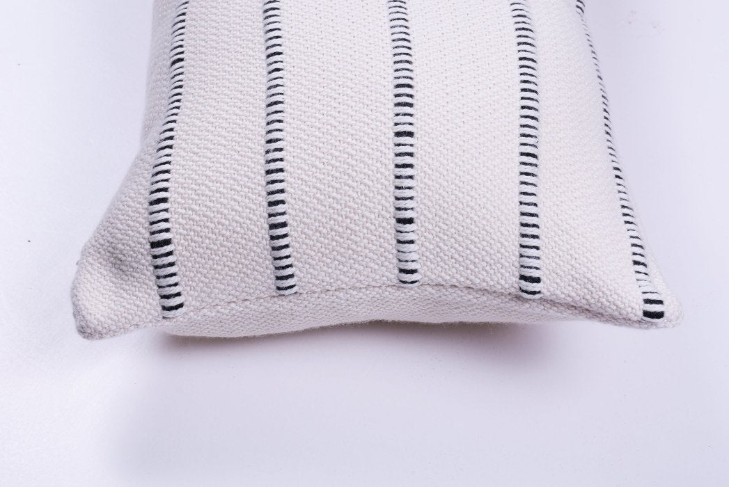 Multi Striped Pillow - Homelosophy, view 3