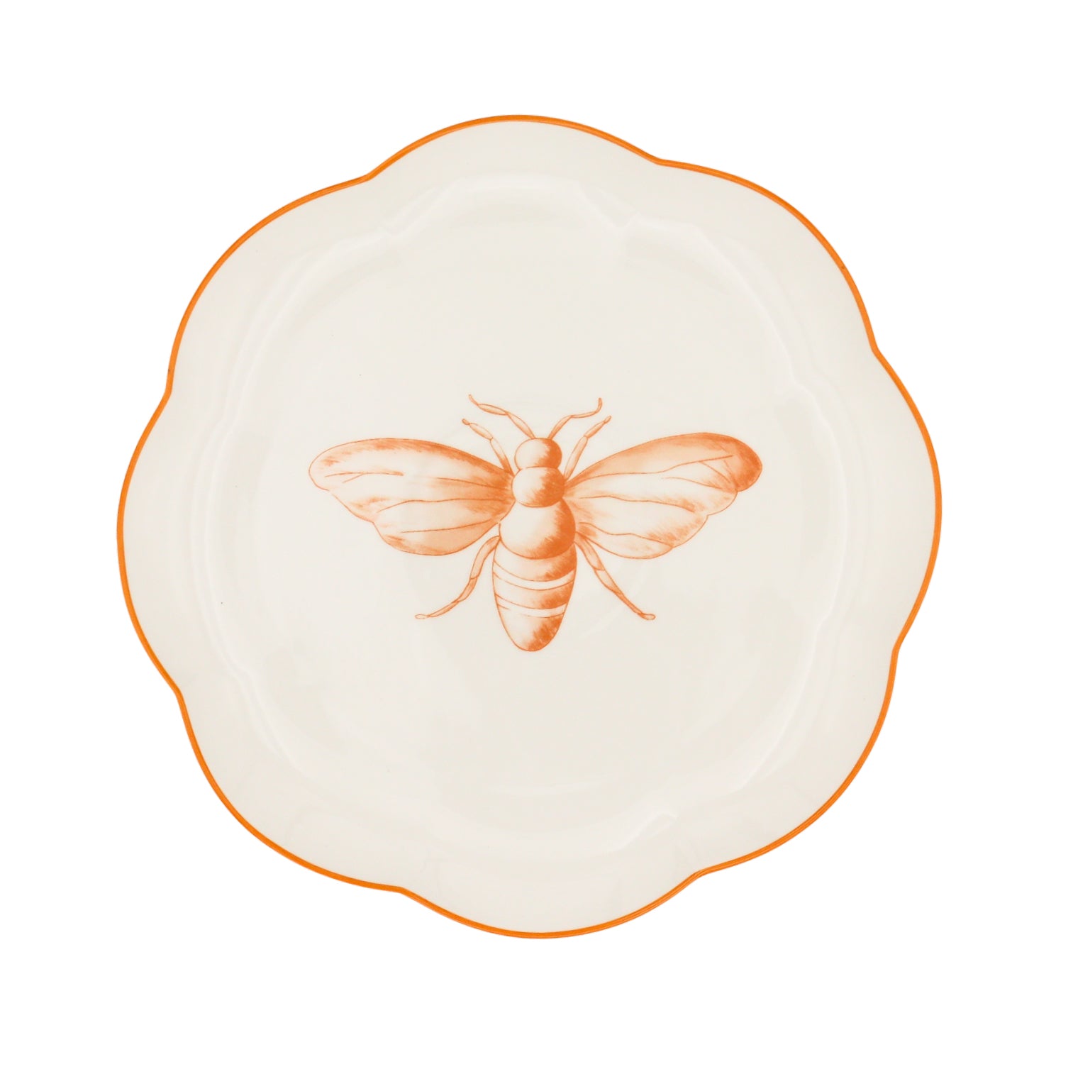 Bumble Homecoming Scalloped Starter Plate - Case of 12 Plates (+3 Bonus Plates)