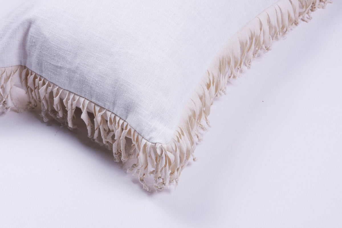 Knotted Fringes Pillow - Homelosophy, view 2