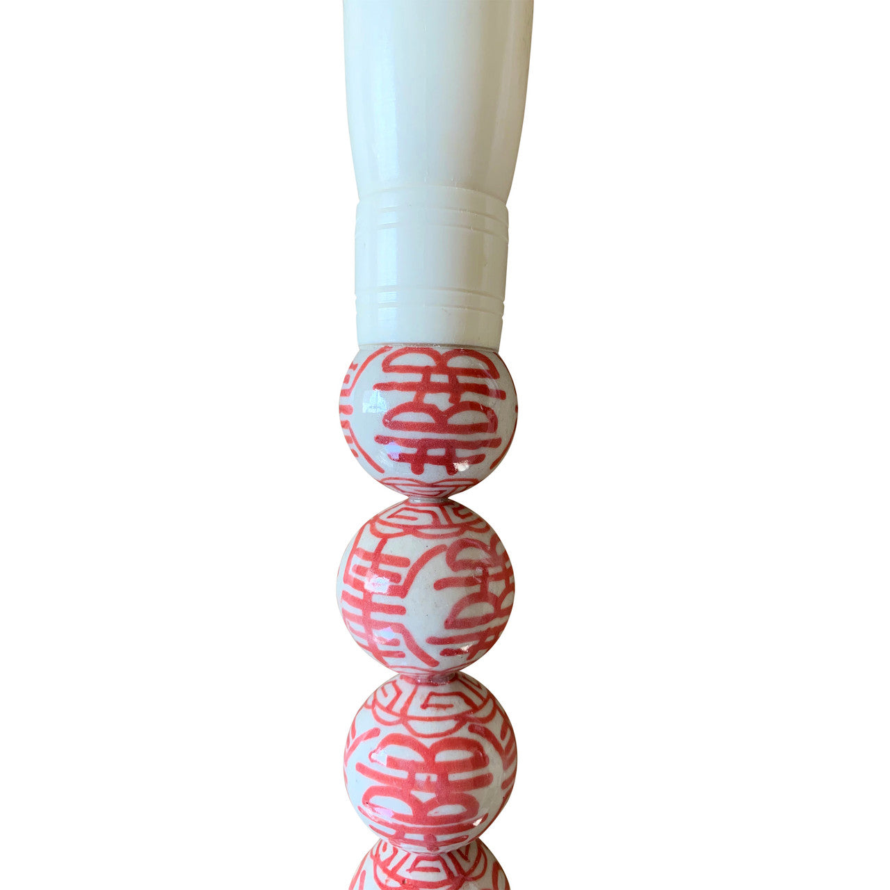 Double Happiness Pink Ceramic Ball Calligraphy Brush Large image