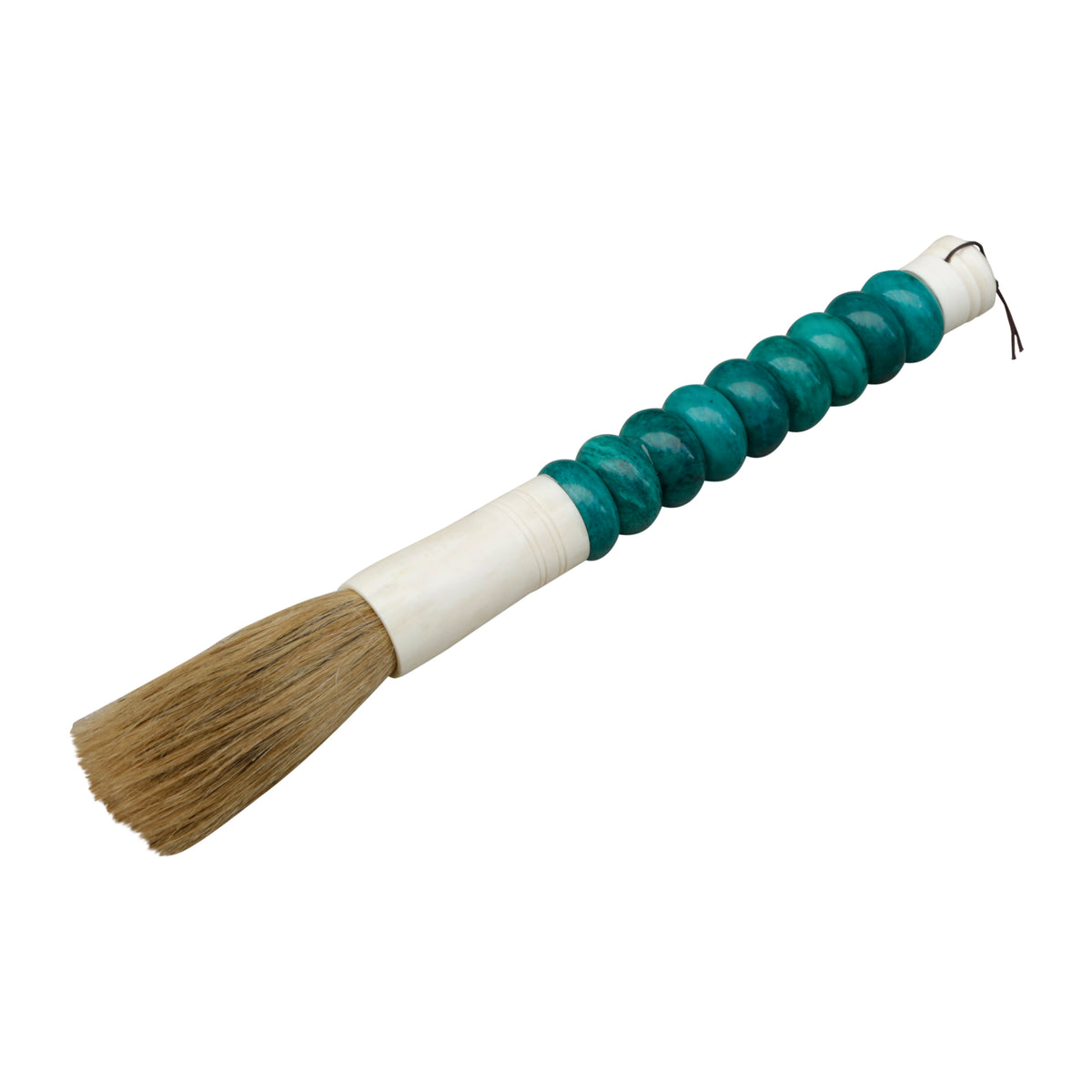 Sky Blue Jade Abacus Calligraphy Brush Large