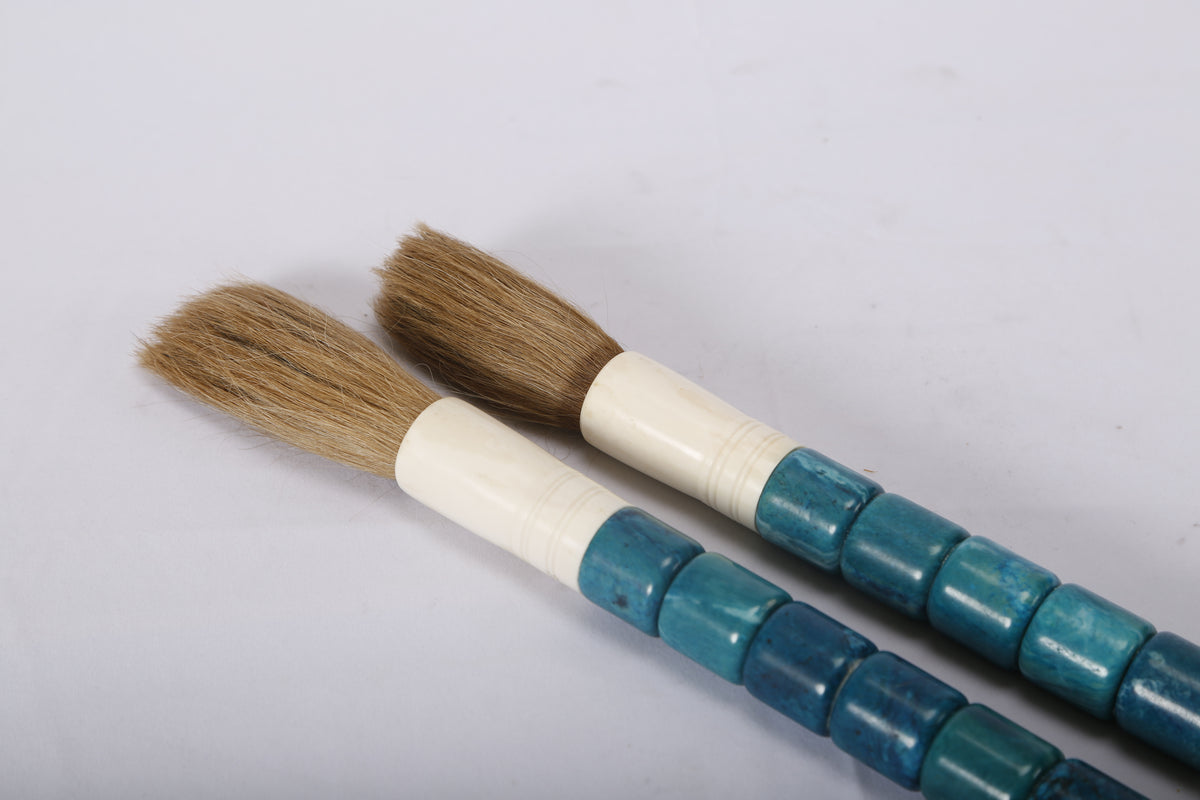 Jewelry Blue Jade Calligraphy Brush Small