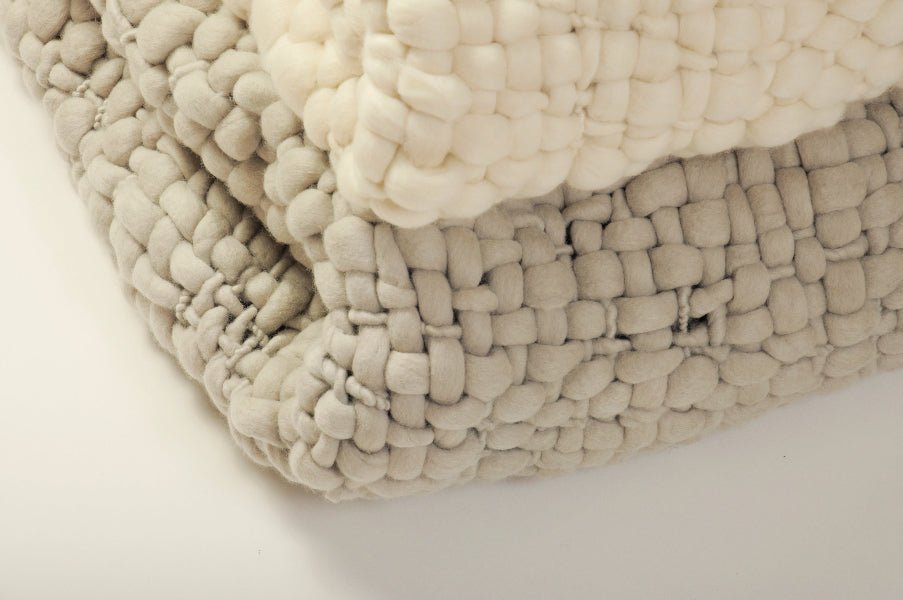 Clouds Chunky Knit Throw Pillow - Homelosophy, view 8
