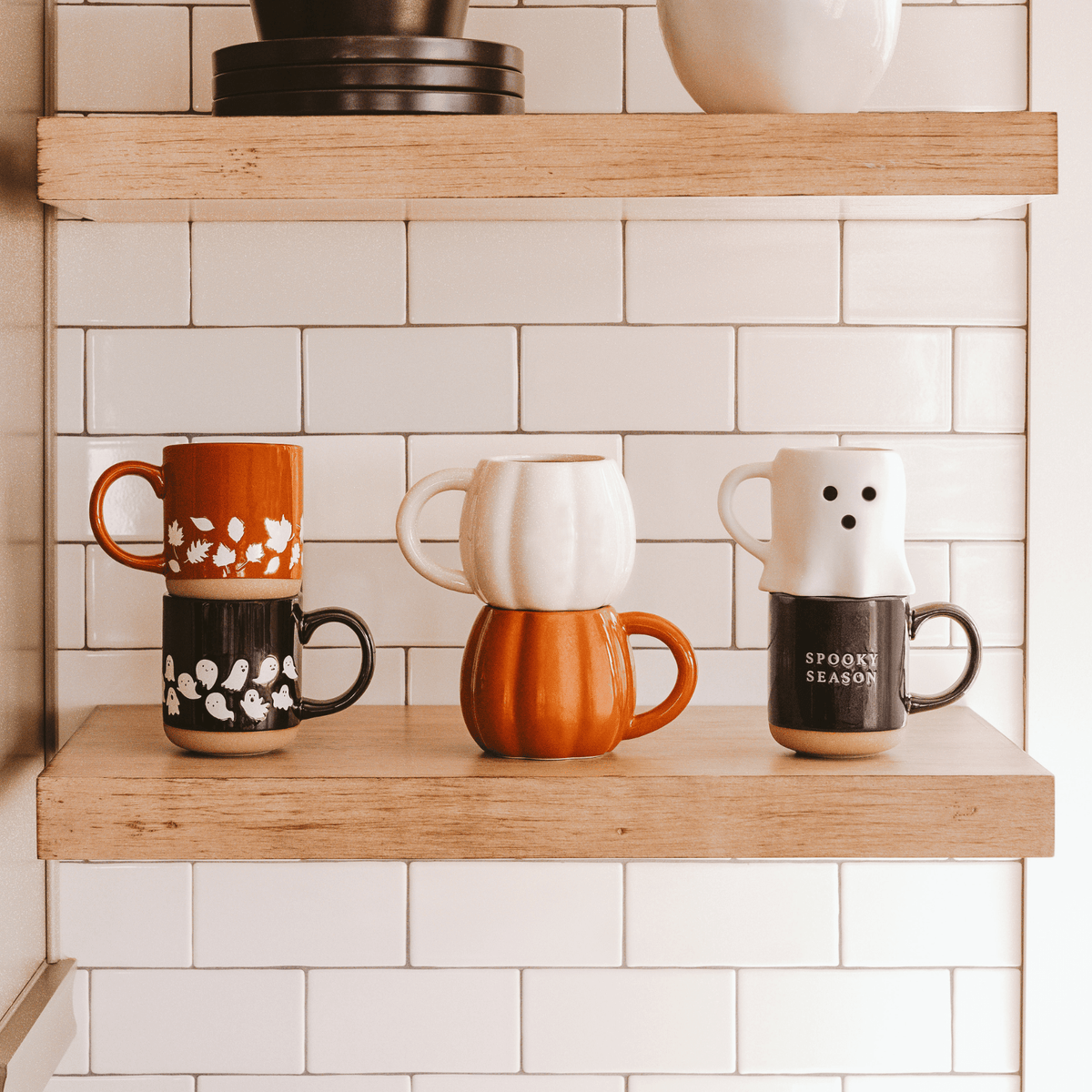 Orange Pumpkin 19 oz Figural Coffee Mug - Sweet Water Decor, view 7