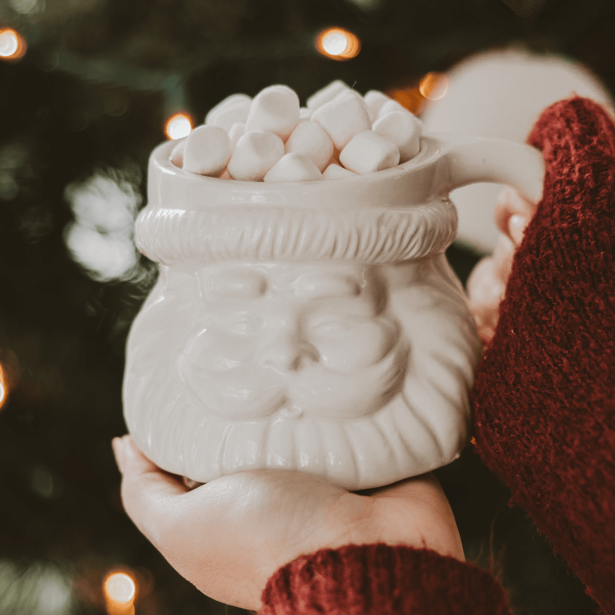 Santa 19 oz Figural Coffee Mug - Sweet Water Decor, view 2